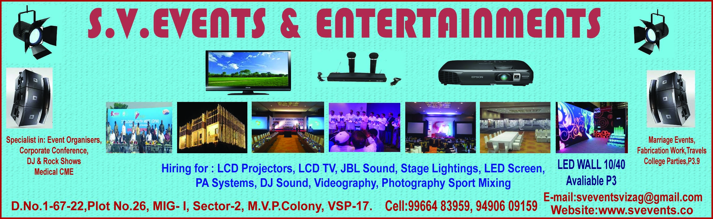 S.V.EVENTS & ENTERTAINMENTS