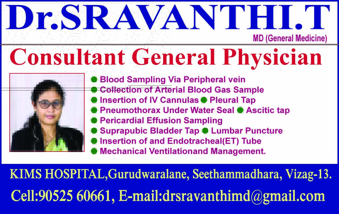 Dr.SRAVANTHI.T