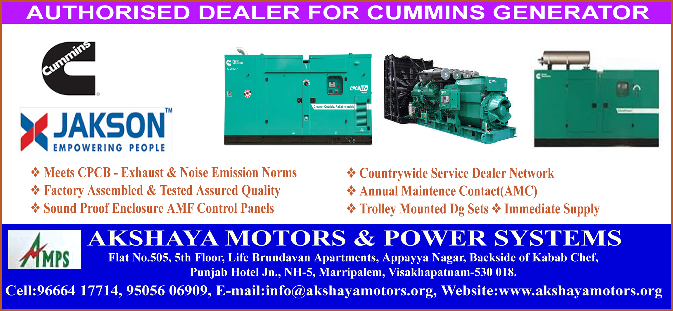 AKSHAYA MOTORS &  POWER SYSTEMS