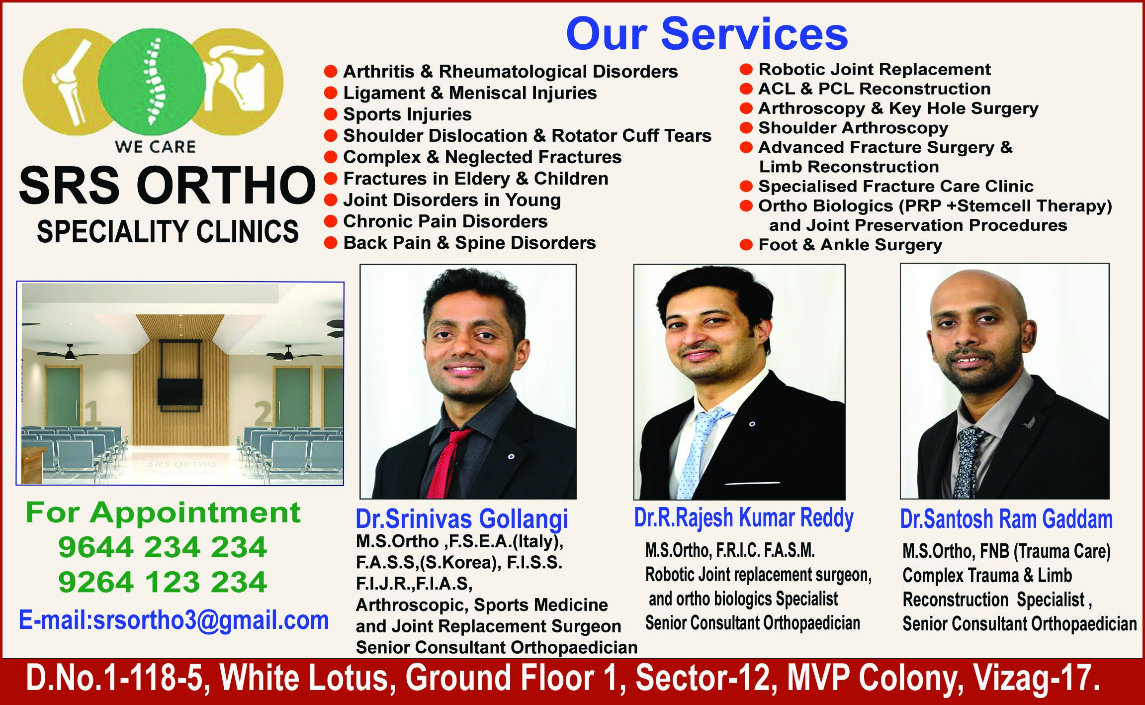 SRS ORTHO SPECILAITY CLINIC