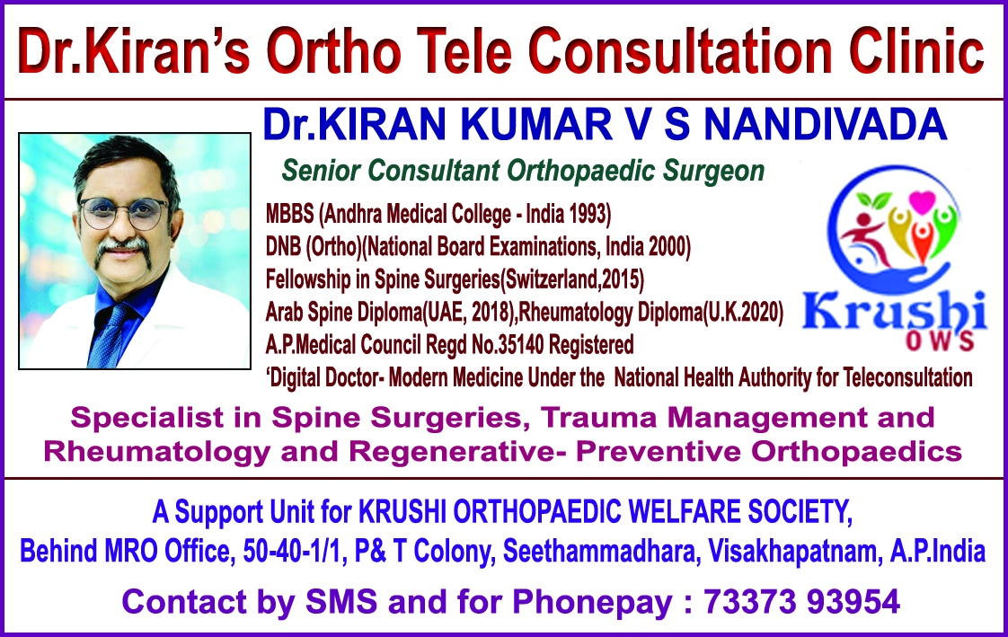 Dr.Kiran’s Ortho Tele Consultation Clinic